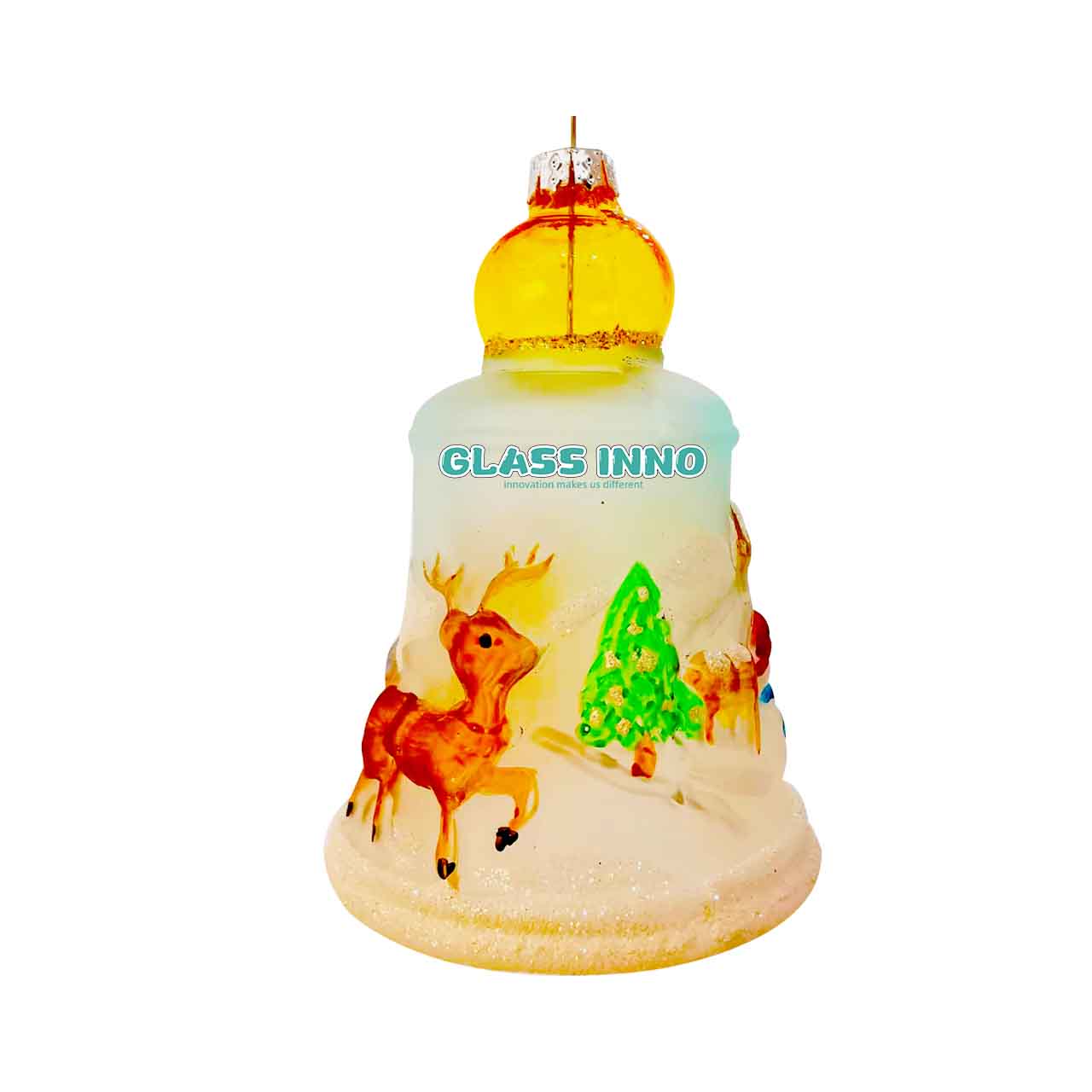 Christmas Glass Bell