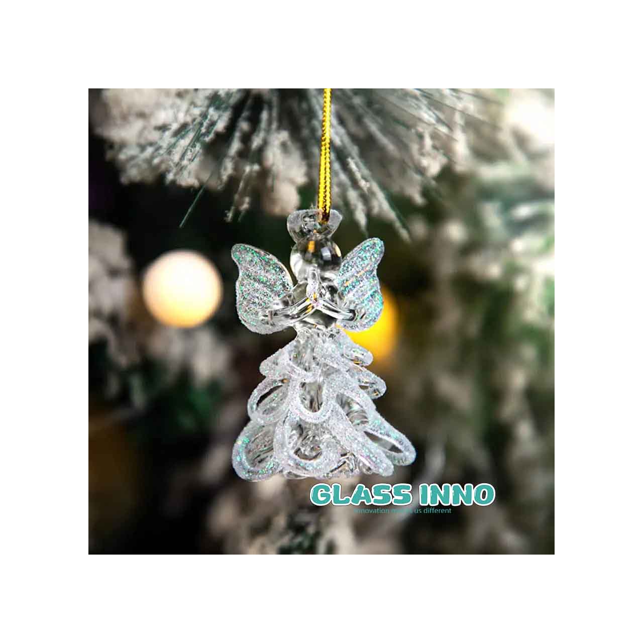 Glass Angel ornament